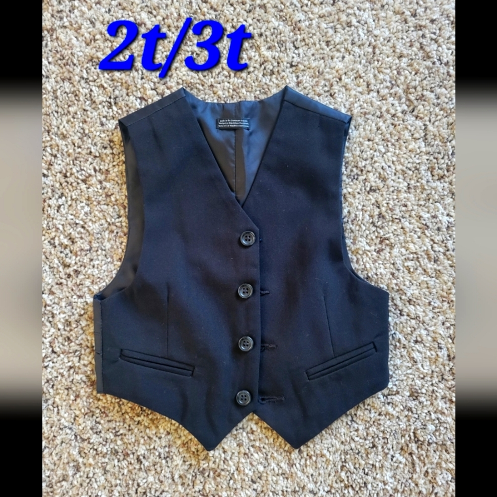 Boys Suit Vest - 2T/3T